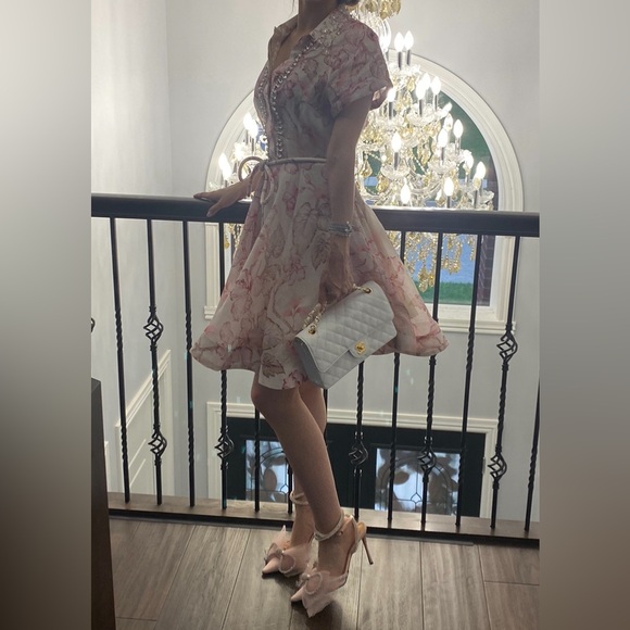 🌸AVAILABLE FOR HIRE🌸 ZIMMERMANN Matchmaker Flip Mini Dress - Picture 16 of 16